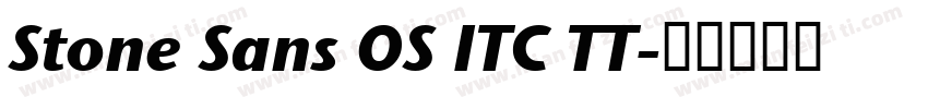 Stone Sans OS ITC TT字体转换